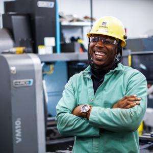 Bryan Williams in a quality lab